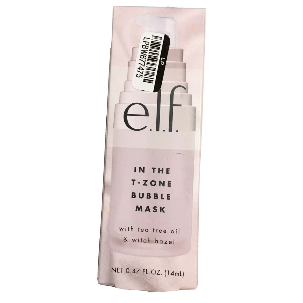 e.l.f. In The T-Zone Bubble Face Mask .47 fl oz. With Tea Tree Oil & Witch Hazel